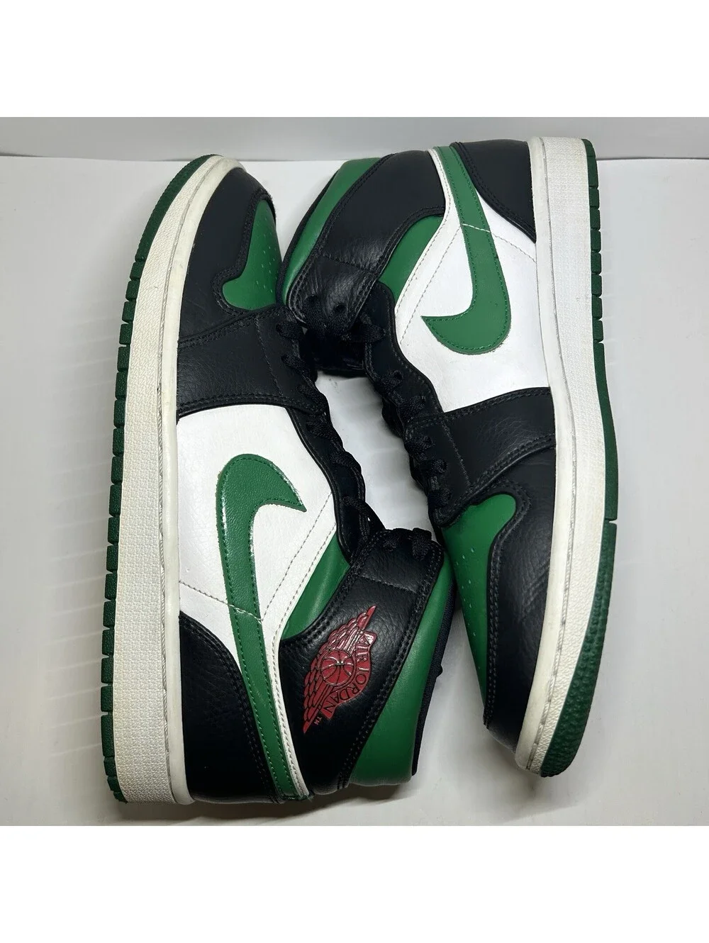 Air Jordan 1 Mid Green Toe 2019 - Size 10 - (554724-067)